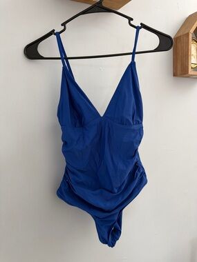 Womens One-Piece Swimsuit - Royal Blue